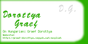 dorottya graef business card